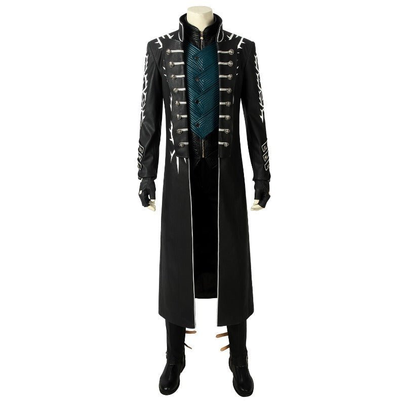 Vergil Trench Coat – Premium Devil May Cry 5 Cosplay Costume | Astricos-Astricos