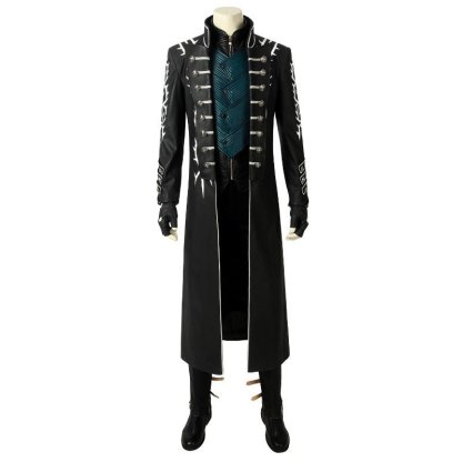 Vergil Trench Coat – Premium Devil May Cry 5 Cosplay Costume | Astricos-Astricos