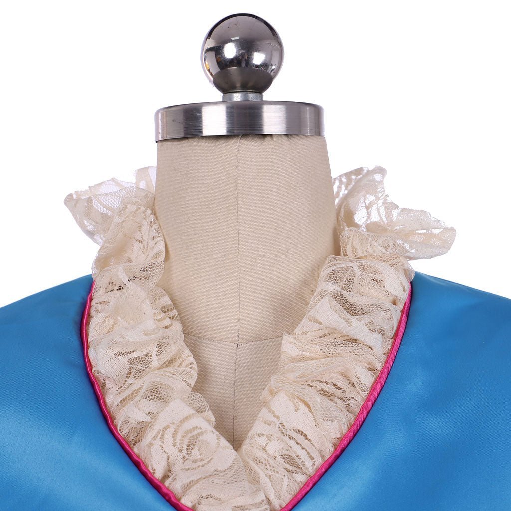 Victorian Blue Civil War Bustle Ball Gown Costume - Custom-Made Historical Dress for Women | Astricos-Astricos