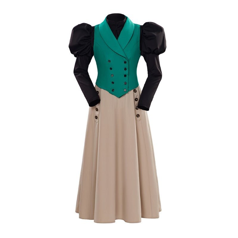 Victorian Edwardian Medieval Renaissance Ball Gown Costume for Women - Cosplay Dress Suit - Astricos