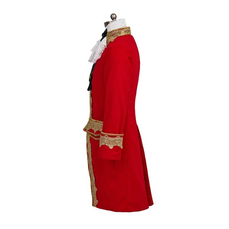 Victorian Gothic Aristocrat Cosplay Costume - Custom ROCOCO Men’s Suit for Halloween & Cosplay Events-Astricos