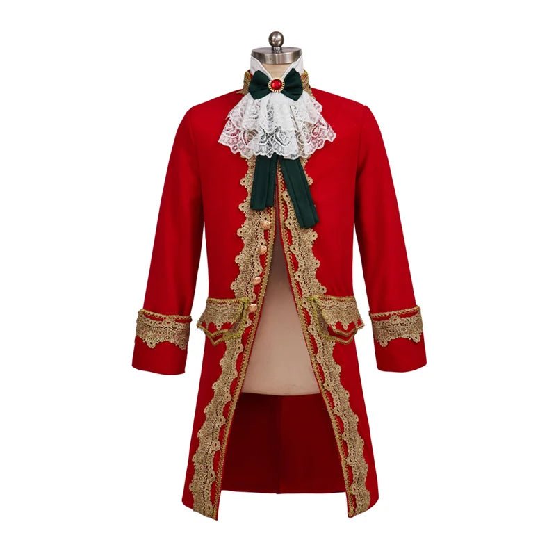 Victorian Gothic Aristocrat Cosplay Costume - Custom ROCOCO Men’s Suit for Halloween & Cosplay Events-Astricos