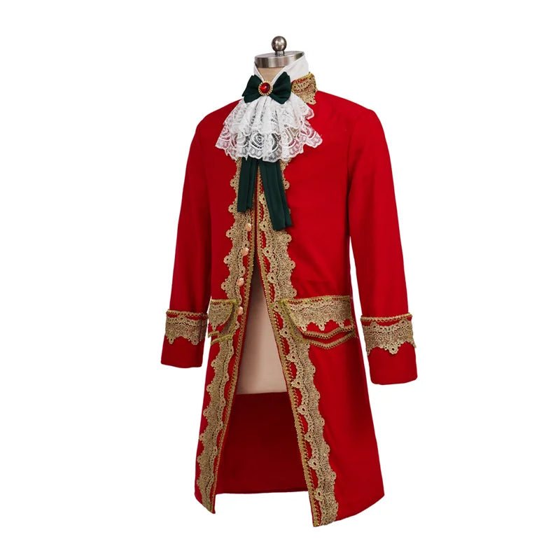 Victorian Gothic Aristocrat Cosplay Costume - Custom ROCOCO Men’s Suit for Halloween & Cosplay Events-Astricos