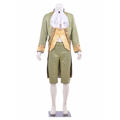 Victorian Gothic Aristocrat Couples Wedding Set - 18th Century Men's Suit & Marie Antoinette Baroque Dress-Astricos