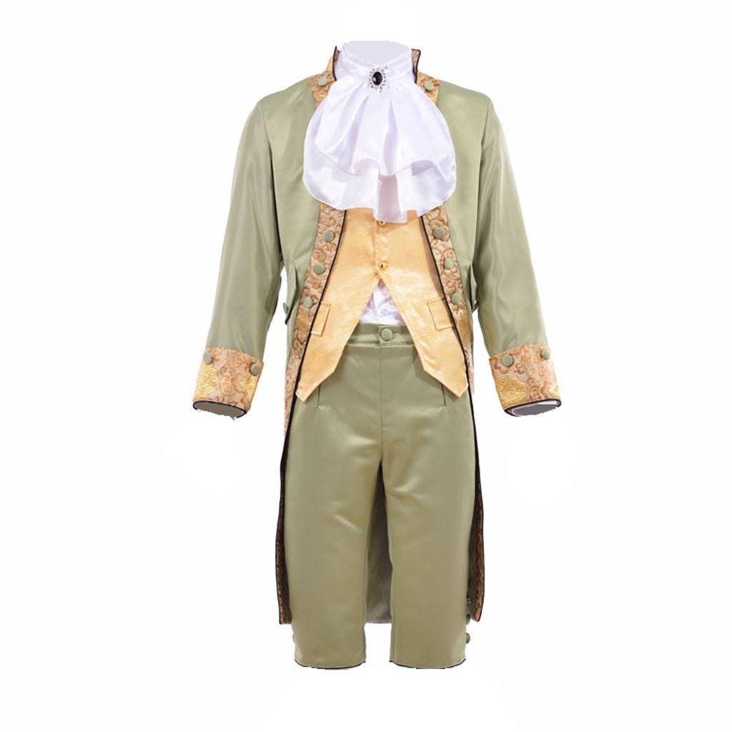 Victorian Gothic Aristocrat Couples Wedding Set - 18th Century Men's Suit & Marie Antoinette Baroque Dress-Astricos
