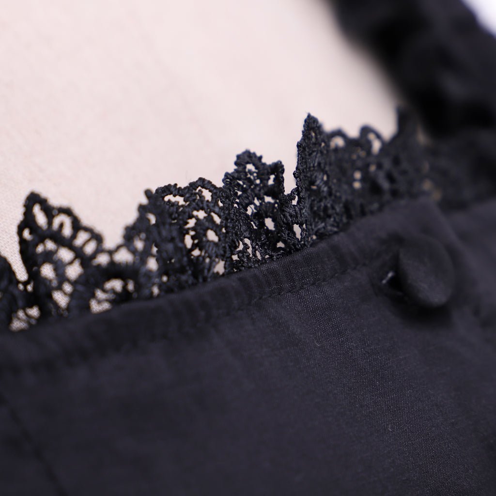 Victorian Gothic Black Ball Gown | Medieval Queen Tudor Baroque Dress | Astricos-Astricos