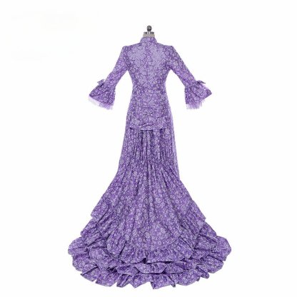 Victorian Gothic Purple Bustle Gown | Civil War Southern Belle Ball Dress for Cosplay & Christmas-Astricos
