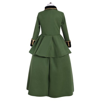 Victorian Green Knight Dress | Elegant Hunter Women Cosplay Costume for Masquerade & Daily Wear-Astricos