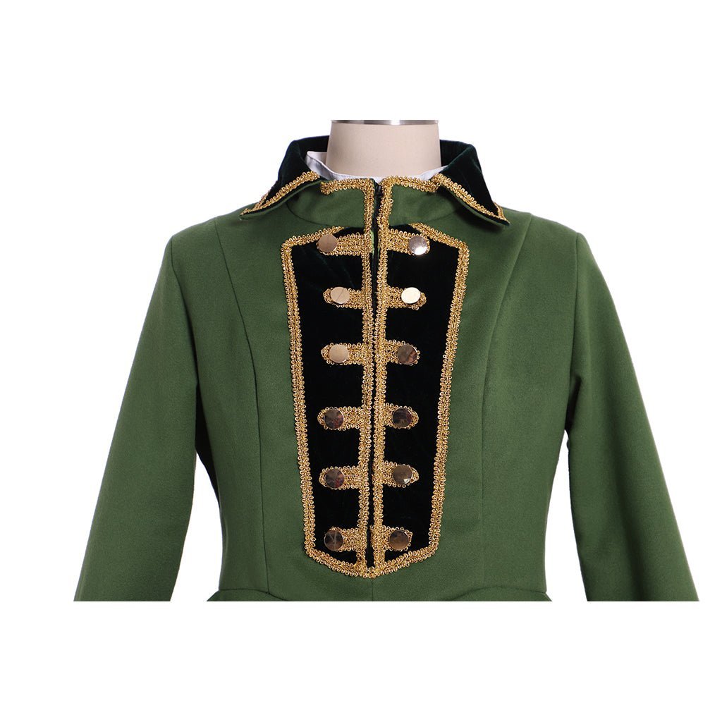 Victorian Green Knight Dress | Elegant Hunter Women Cosplay Costume for Masquerade & Daily Wear-Astricos