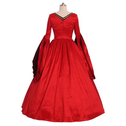 Victorian Queen Elizabeth Tudor Dress | Anne Boleyn Style Cosplay Costume for Renaissance & Historical Events-Astricos