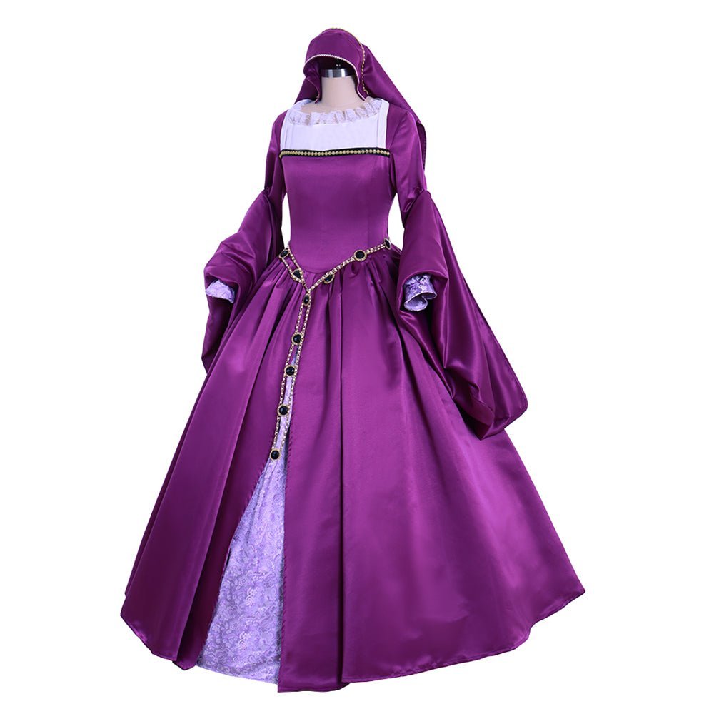 Victorian Queen Elizabeth Tudor Gothic Faire Dress | Authentic Tudor Period Cosplay Costume-Astricos