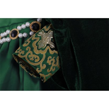 Victorian Queen Elizabeth Tudor Gothic Cosplay Costume | Tudor Renaissance Faire Dress-Astricos