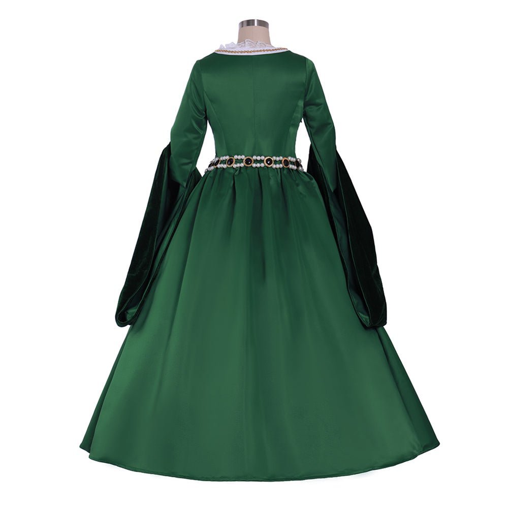 Victorian Queen Elizabeth Tudor Gothic Cosplay Costume | Tudor Renaissance Faire Dress-Astricos