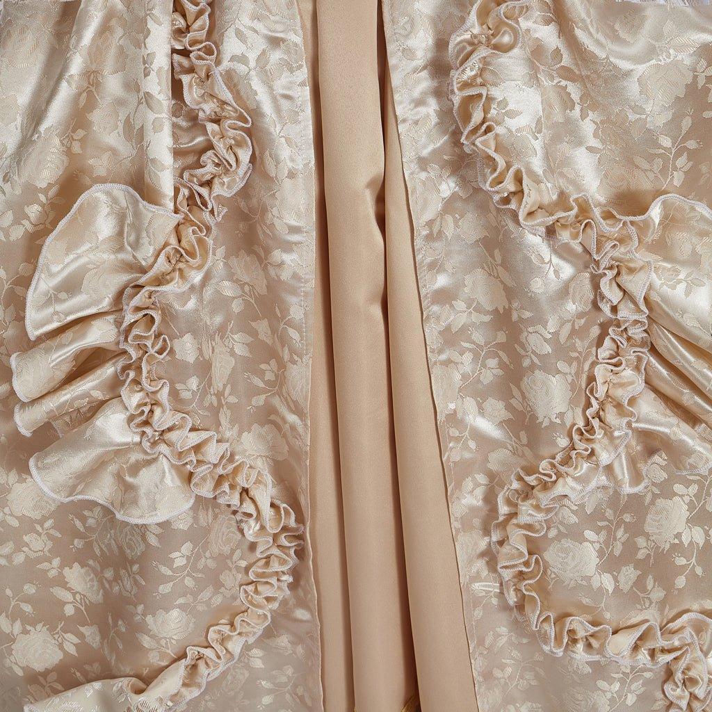 Vintage Rococo Victorian Renaissance Princess Colonial Period Prom Dress - Elegant 3/4 Sleeve Ball Gown-Astricos