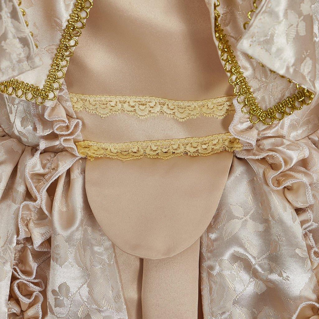 Vintage Rococo Victorian Renaissance Princess Colonial Period Prom Dress - Elegant 3/4 Sleeve Ball Gown-Astricos