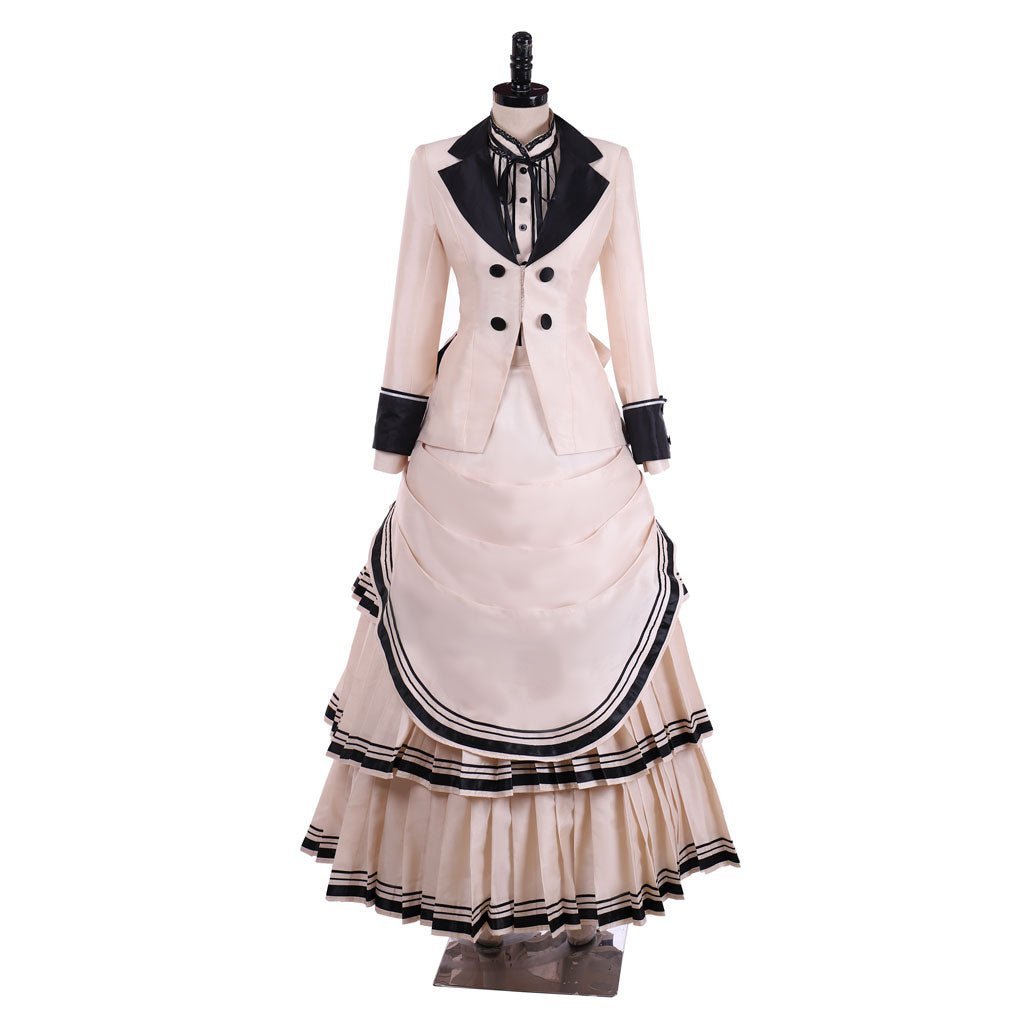 Vintage Victorian Gothic Cosplay Costume | Civil War Southern Belle Ball Gown Dress for Theater & Cosplay-Astricos
