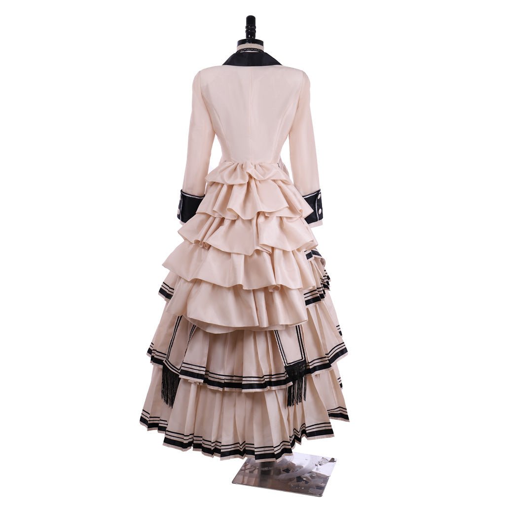 Vintage Victorian Gothic Cosplay Costume | Civil War Southern Belle Ball Gown Dress for Theater & Cosplay-Astricos