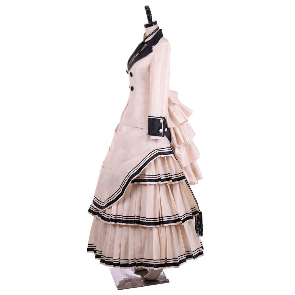 Vintage Victorian Gothic Cosplay Costume | Civil War Southern Belle Ball Gown Dress for Theater & Cosplay-Astricos