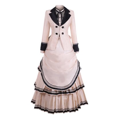 Vintage Victorian Gothic Cosplay Costume | Civil War Southern Belle Ball Gown Dress for Theater & Cosplay-Astricos
