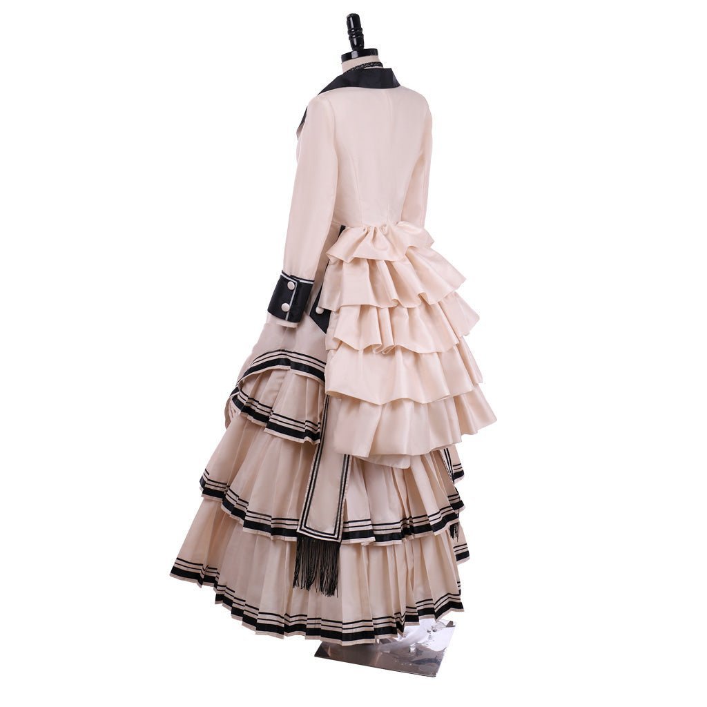 Vintage Victorian Gothic Cosplay Costume | Civil War Southern Belle Ball Gown Dress for Theater & Cosplay-Astricos
