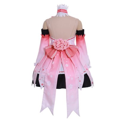 Sakura Miku Pink Dress Cosplay Costume - Vocaloid Hatsune Miku Elegant Outfit-Astricos