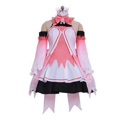 Sakura Miku Pink Dress Cosplay Costume - Vocaloid Hatsune Miku Elegant Outfit-Astricos