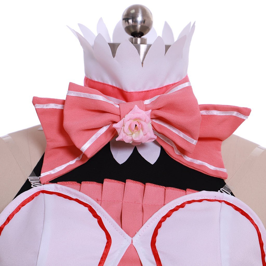 Sakura Miku Pink Dress Cosplay Costume - Vocaloid Hatsune Miku Elegant Outfit-Astricos