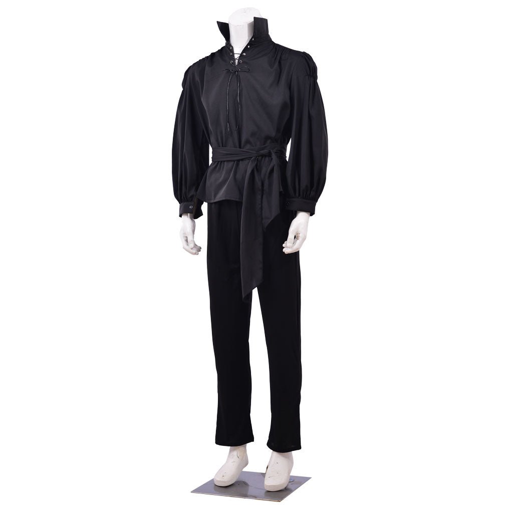 Westley The Princess Bride Cosplay Costume - Black Swordsman Warrior Suit for Halloween & Cosplay Events-Astricos