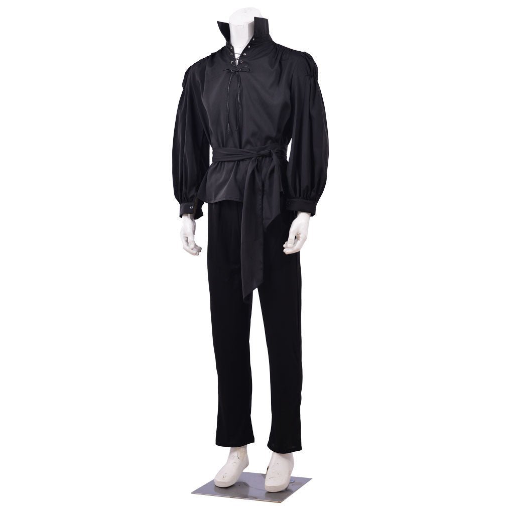 Westley The Princess Bride Cosplay Costume - Black Swordsman Warrior Suit for Halloween & Cosplay Events-Astricos