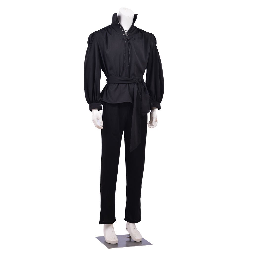 Westley The Princess Bride Cosplay Costume - Black Swordsman Warrior Suit for Halloween & Cosplay Events-Astricos