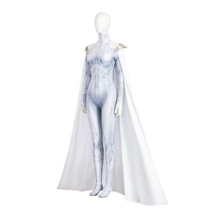 What If Season 2 Halloween Cosplay Hela White Magic Dress Bodysuit Costume Set - Astricos