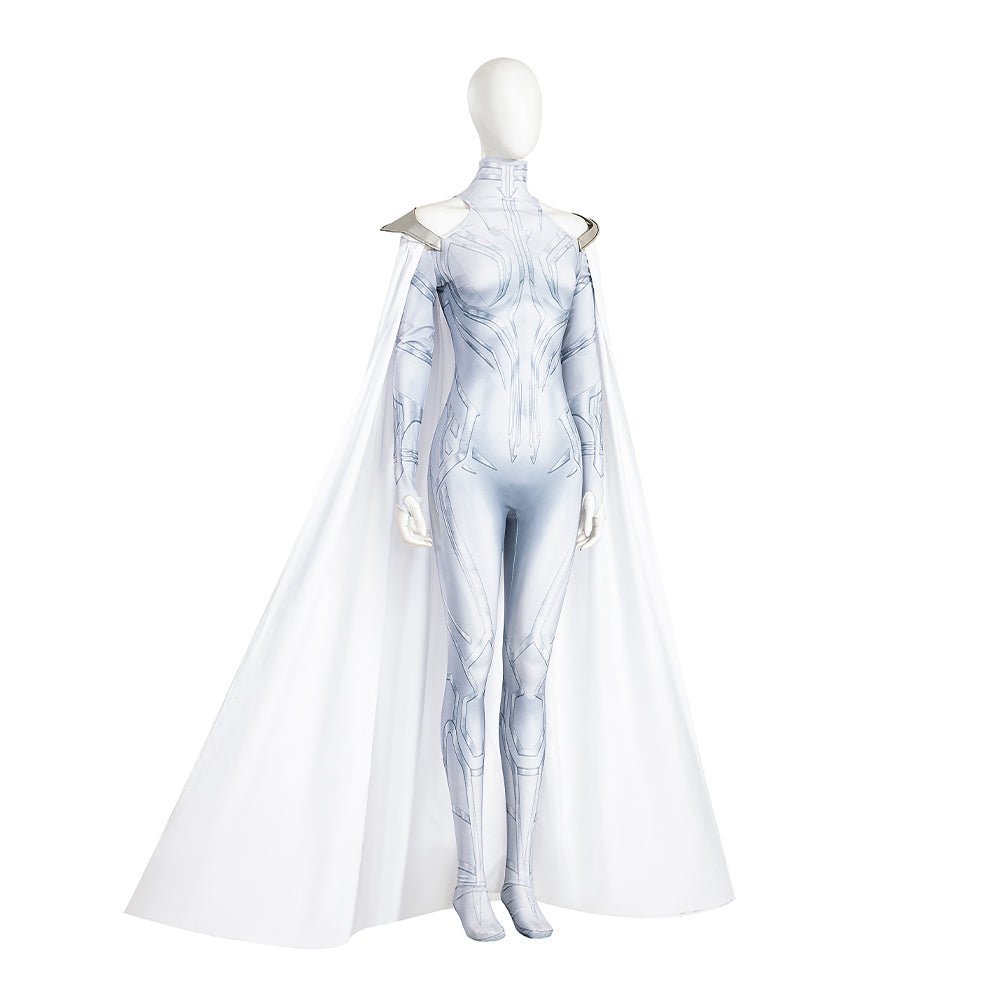 What If Season 2 Halloween Cosplay Hela White Magic Dress Bodysuit Costume Set - Astricos