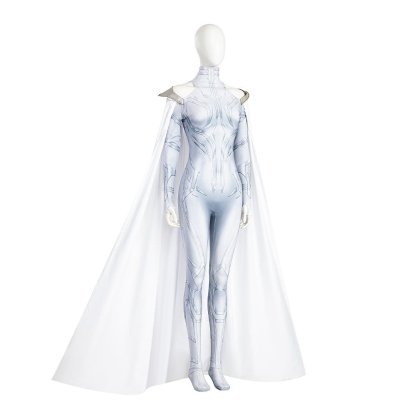 What If Season 2 Halloween Cosplay Hela White Magic Dress Bodysuit Costume Set - Astricos
