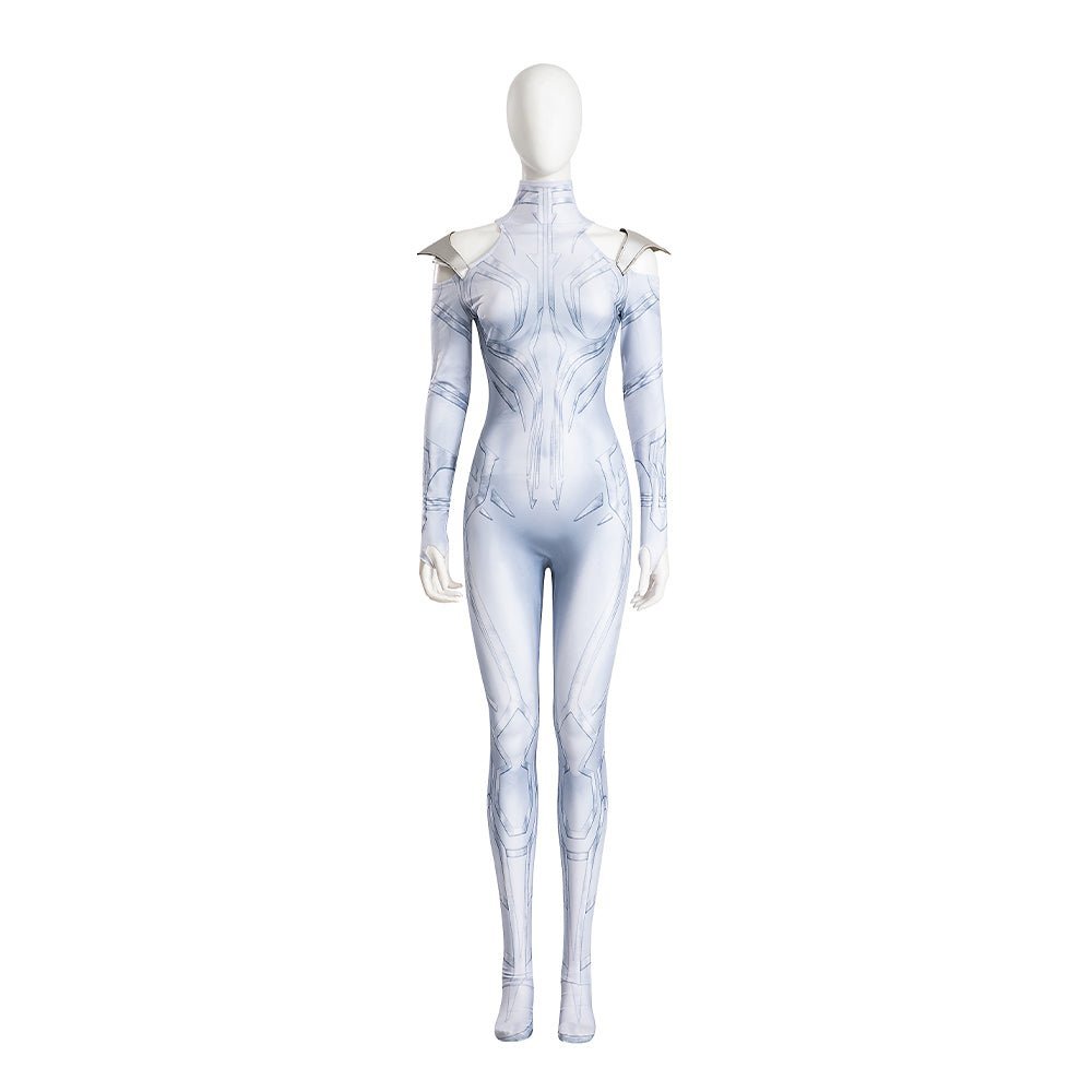 What If Season 2 Halloween Cosplay Hela White Magic Dress Bodysuit Costume Set - Astricos