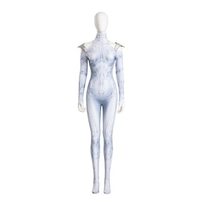 What If Season 2 Halloween Cosplay Hela White Magic Dress Bodysuit Costume Set - Astricos