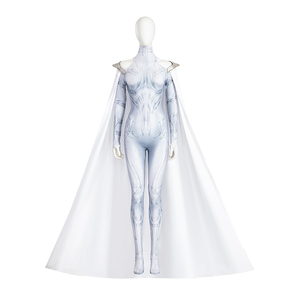 What If Season 2 Halloween Cosplay Hela White Magic Dress Bodysuit Costume Set - Astricos