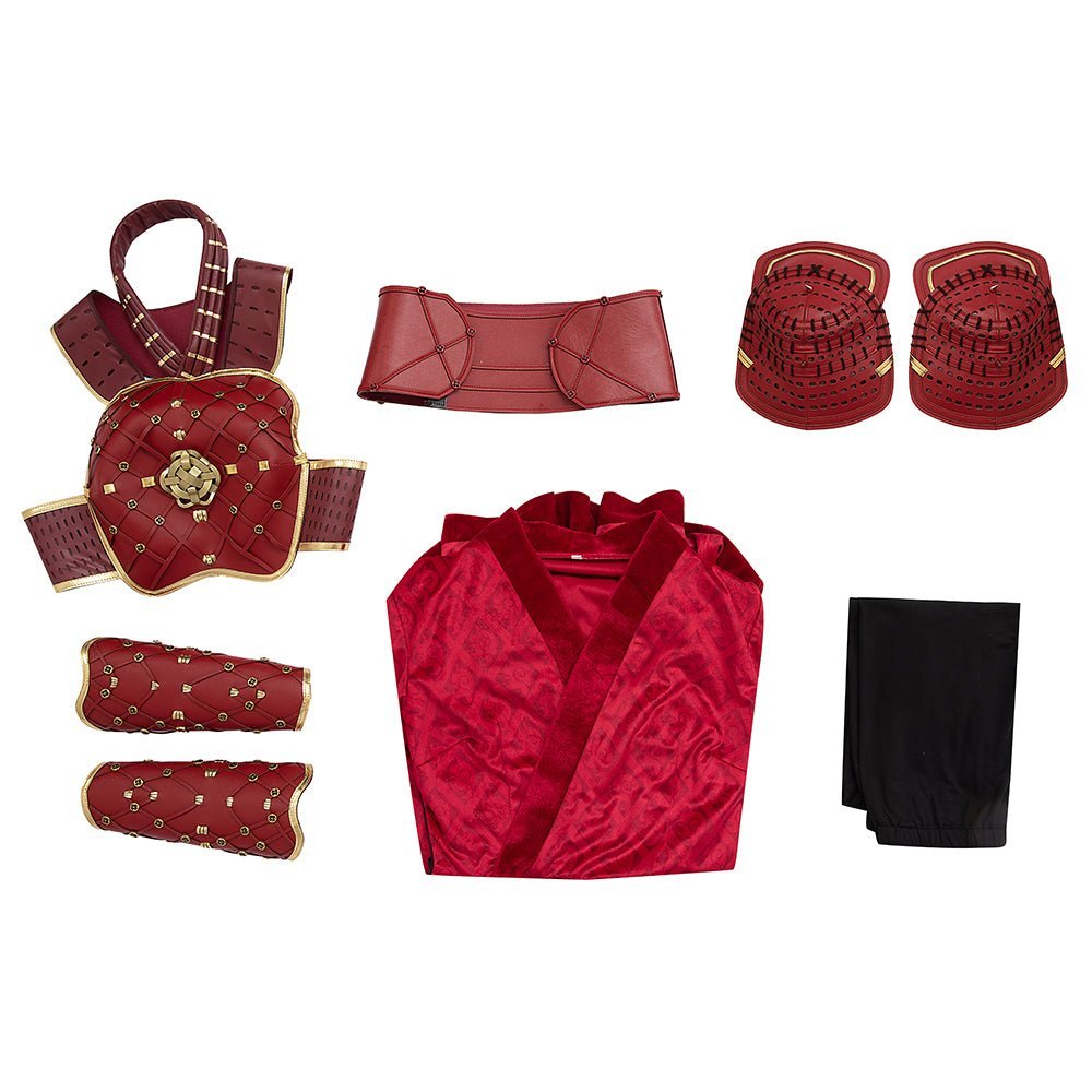 What If Season 2 Hela Red Battle Suit Cosplay Costume – No Boots, Halloween Cosplay - Astricos
