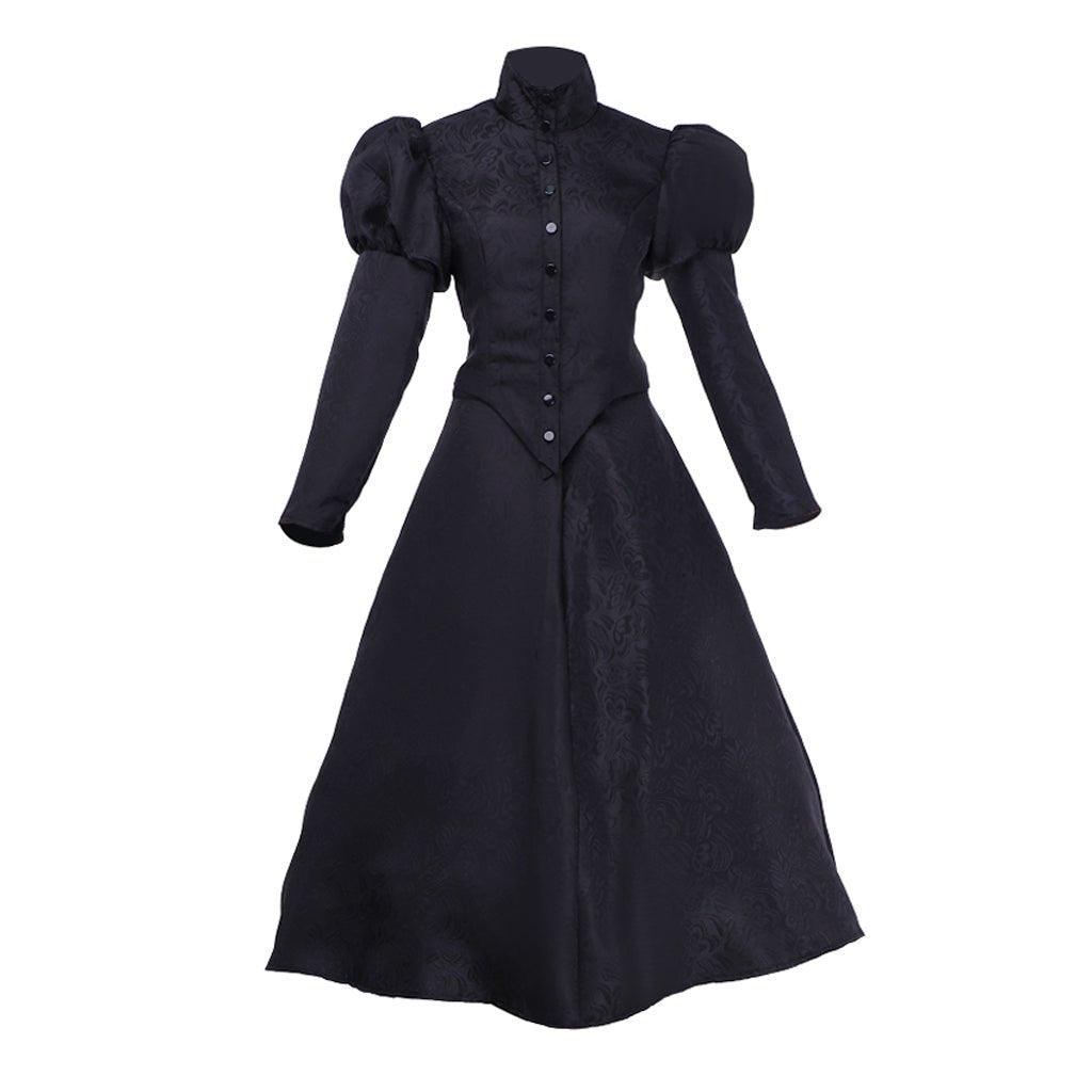 Elphaba Wicked Musical Cosplay Costume - Black Witch Dress & Hat | Astricos-Astricos