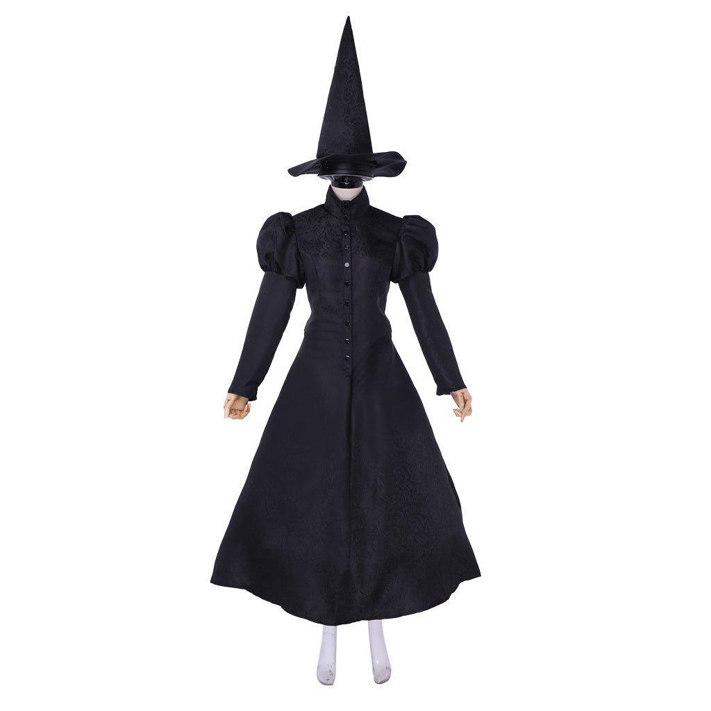 Elphaba Wicked Musical Cosplay Costume - Black Witch Dress & Hat | Astricos-Astricos