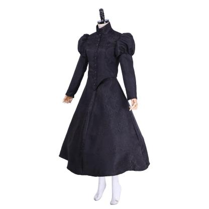 Elphaba Wicked Musical Cosplay Costume - Black Witch Dress & Hat | Astricos-Astricos