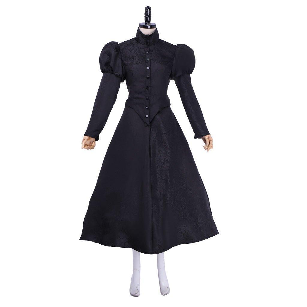 Elphaba Wicked Musical Cosplay Costume - Black Witch Dress & Hat | Astricos-Astricos