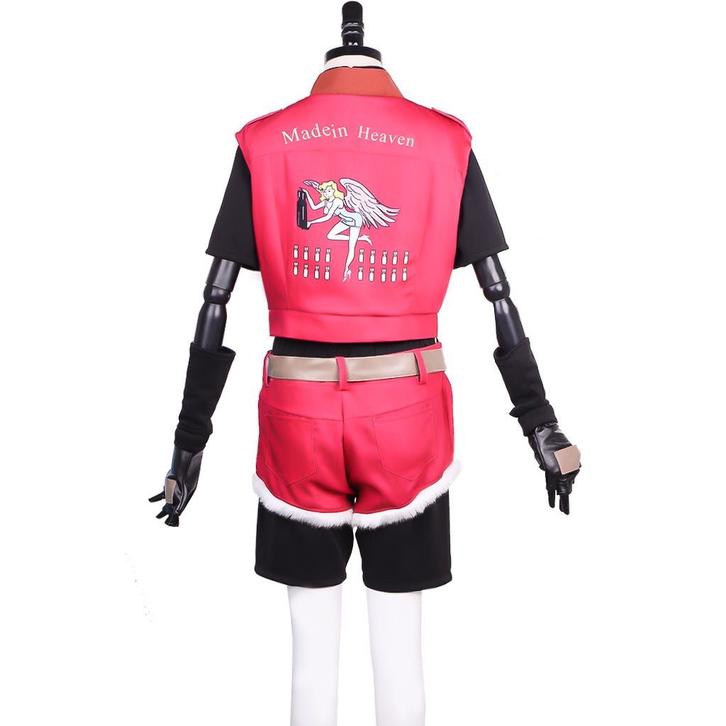 Women's Resident Evil Claire Redfield Cosplay Costume - Coat, Shirt, Shorts with Belt-Astricos