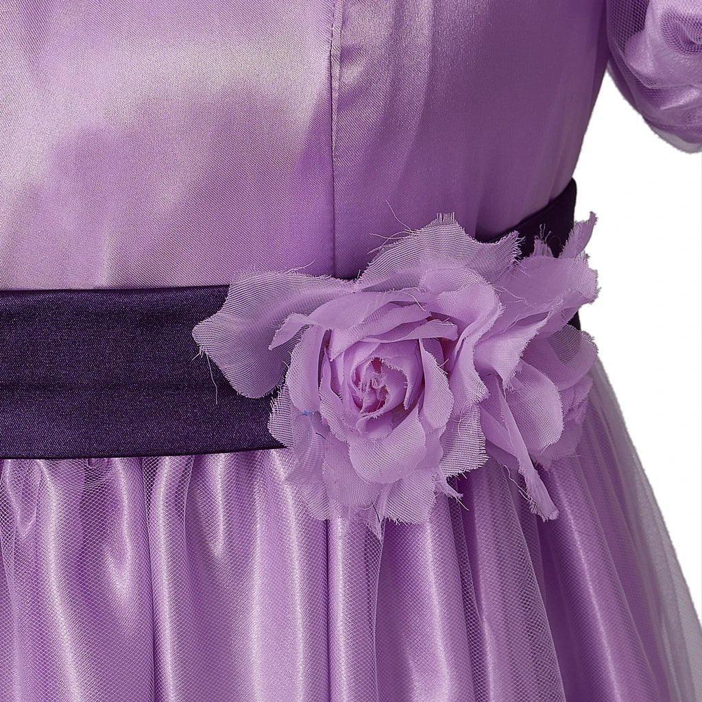 Elegant Women Philippa Cosplay Costume - Regency Princess Purple Ball Gown-Astricos