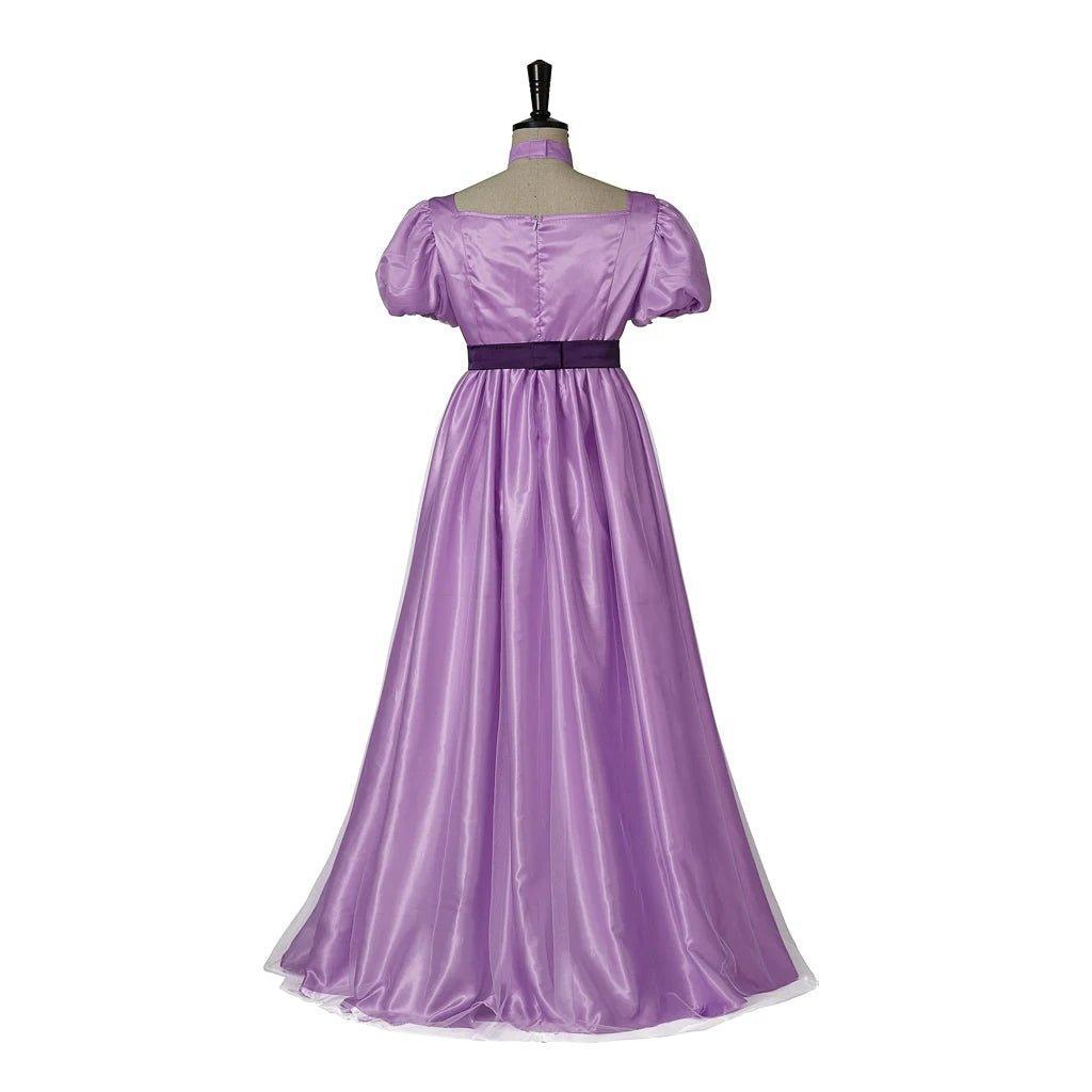 Elegant Women Philippa Cosplay Costume - Regency Princess Purple Ball Gown-Astricos