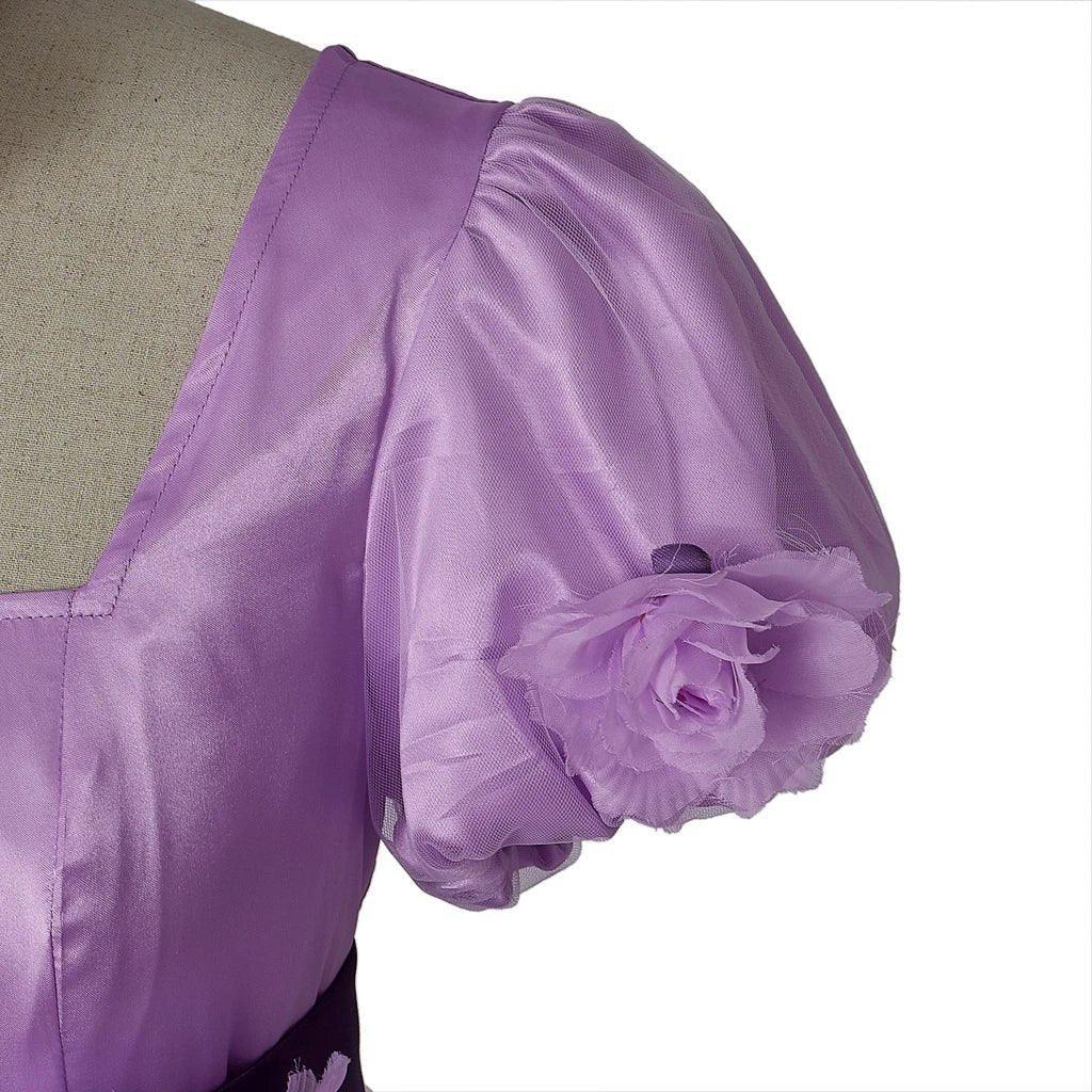 Elegant Women Philippa Cosplay Costume - Regency Princess Purple Ball Gown-Astricos