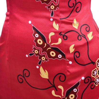 Ada Wong Red Cheongsam Cosplay Costume | Resident Evil Movie Outfit-Astricos