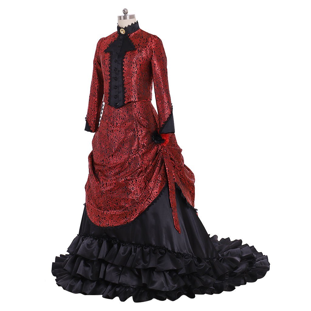 Victorian Era Civil War Ball Gown | Women's Historical Cosplay Costume-Astricos