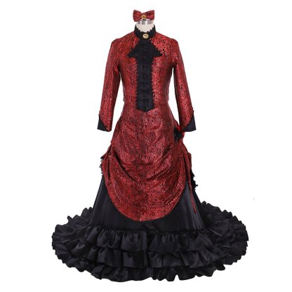 Victorian Era Civil War Ball Gown | Women's Historical Cosplay Costume-Astricos
