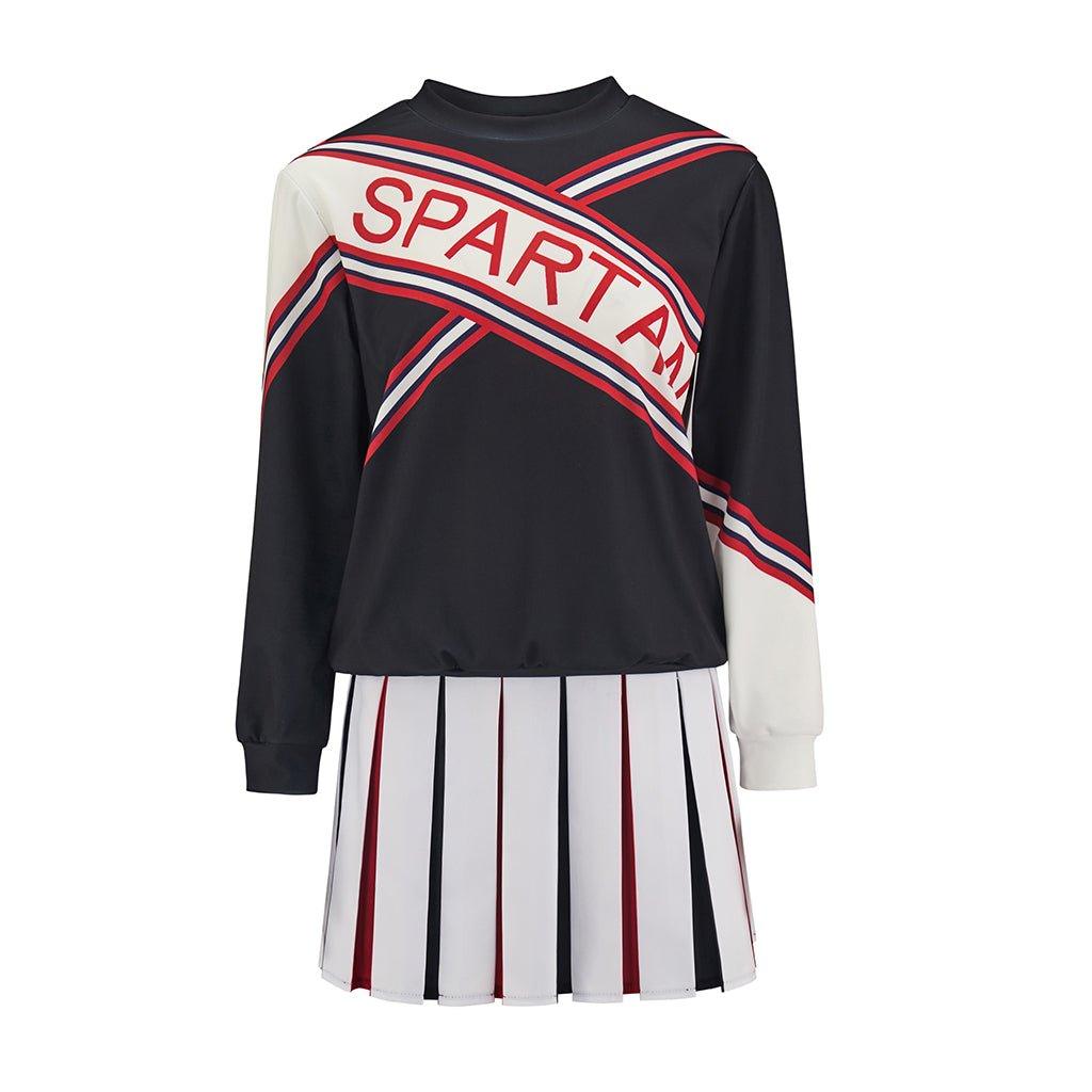 Women's Deluxe SNL Spartan Cheerleader Costume | Saturday Night Live Cosplay Outfit-Astricos