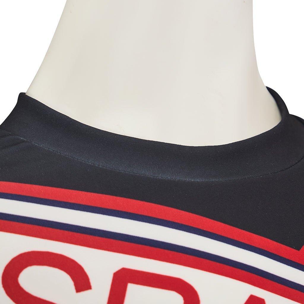 Women's Deluxe SNL Spartan Cheerleader Costume | Saturday Night Live Cosplay Outfit-Astricos